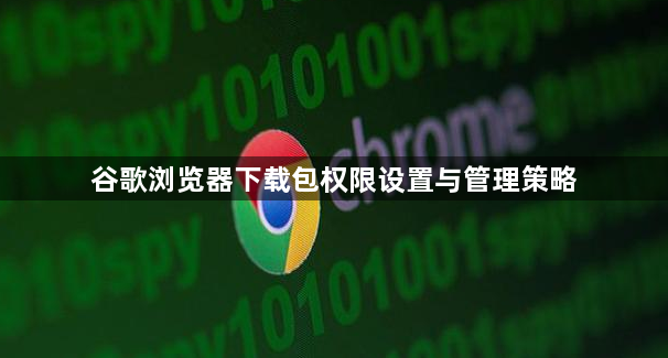谷歌浏览器下载包权限设置与管理策略1