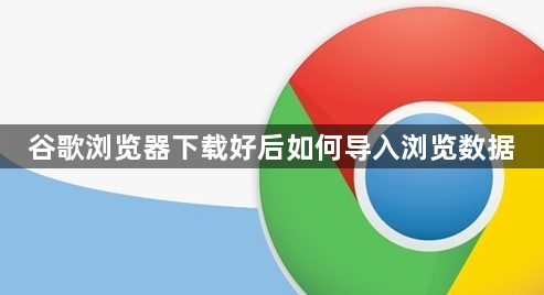 谷歌浏览器下载好后如何导入浏览数据1