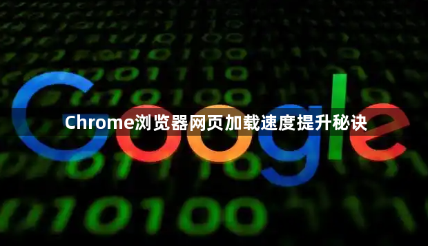 Chrome浏览器网页加载速度提升秘诀1