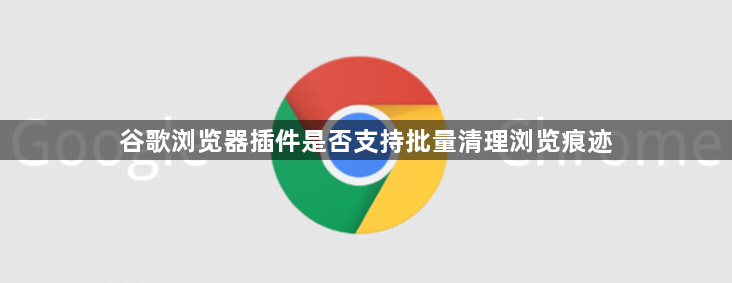 谷歌浏览器插件是否支持批量清理浏览痕迹1