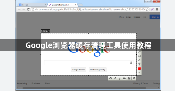 Google浏览器缓存清理工具使用教程1