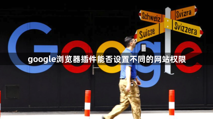 google浏览器插件能否设置不同的网站权限1