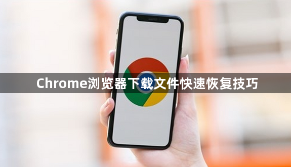Chrome浏览器下载文件快速恢复技巧1