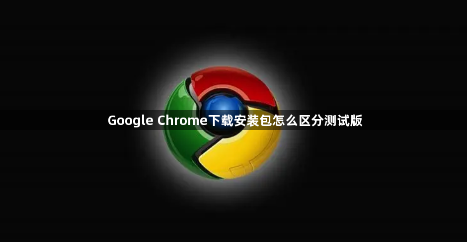 Google Chrome下载安装包怎么区分测试版1