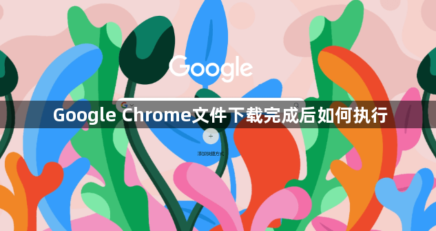 Google Chrome文件下载完成后如何执行1