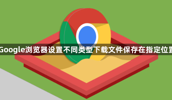 Google浏览器设置不同类型下载文件保存在指定位置1