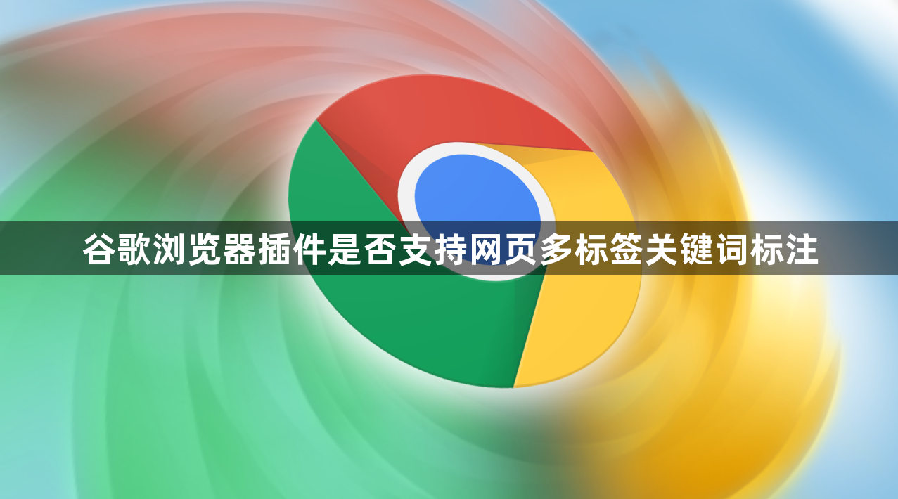 谷歌浏览器插件是否支持网页多标签关键词标注1