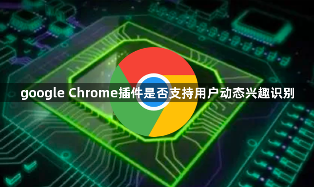google Chrome插件是否支持用户动态兴趣识别1