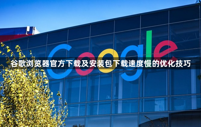 谷歌浏览器官方下载及安装包下载速度慢的优化技巧1